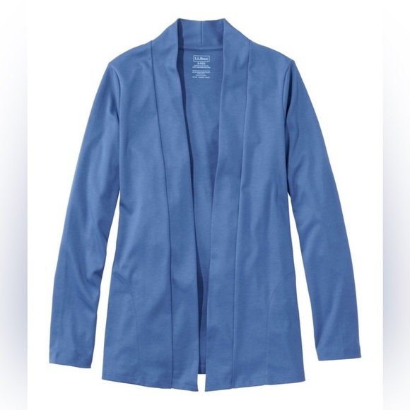 L.L Bean | Women’s Pima cotton open cardigan | size medium - Picture 3 of 8